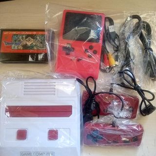 新品ゲームセット人気GB300ファミコン互換性と中古ソフトドラゴンクエスト3