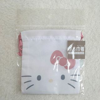 ハローキティ(ハローキティ)の【ハローキティ ぷち巾着 新品未使用】(キャラクターグッズ)