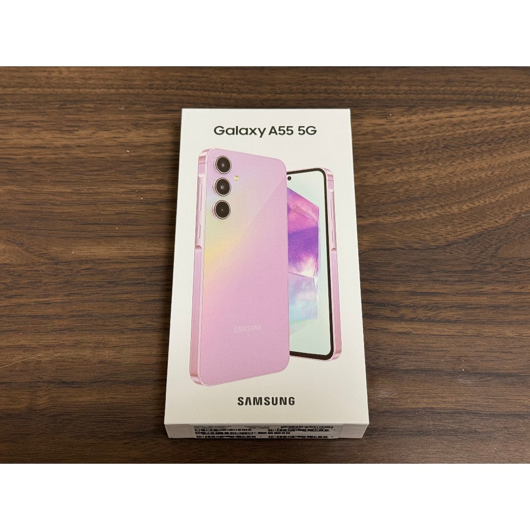 Galaxy(ギャラクシー)の【SIMフリー】Galaxy A55 5G 8/128 ライラック【新品】 スマホ/家電/カメラのスマートフォン/携帯電話(スマートフォン本体)の商品写真
