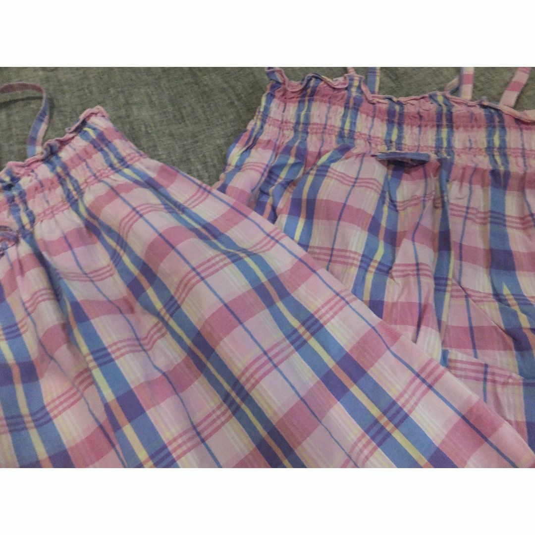 双子ちゃん★ワンピース★size１３０ キッズ/ベビー/マタニティのキッズ服女の子用(90cm~)(ワンピース)の商品写真