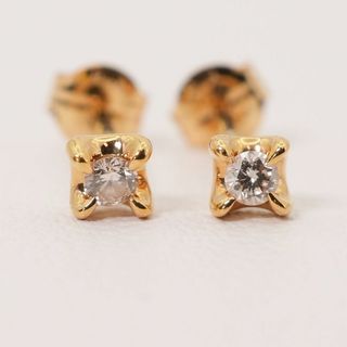 アガット(agete)のアガット 一粒 ダイヤモンド ピアス K18 深津絵里さん /24-4129(ピアス)