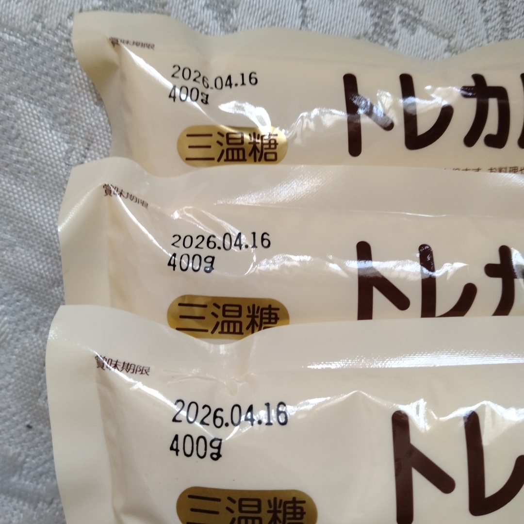 日本自然発酵(ニホンシゼンハッコウ)のNHC トレカル糖 400g×3袋セット 食品/飲料/酒の健康食品(その他)の商品写真