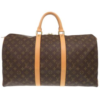 美品 ルイ ヴィトン キーポル50 モノグラム M41426 ボストンバッグ LV 0512【中古】LOUIS VUITTON