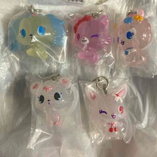 バンダイ(BANDAI)のジュエルペット めじるしアクセサリー　全5種　Jewl Pet コンプリート(アニメ/ゲーム)