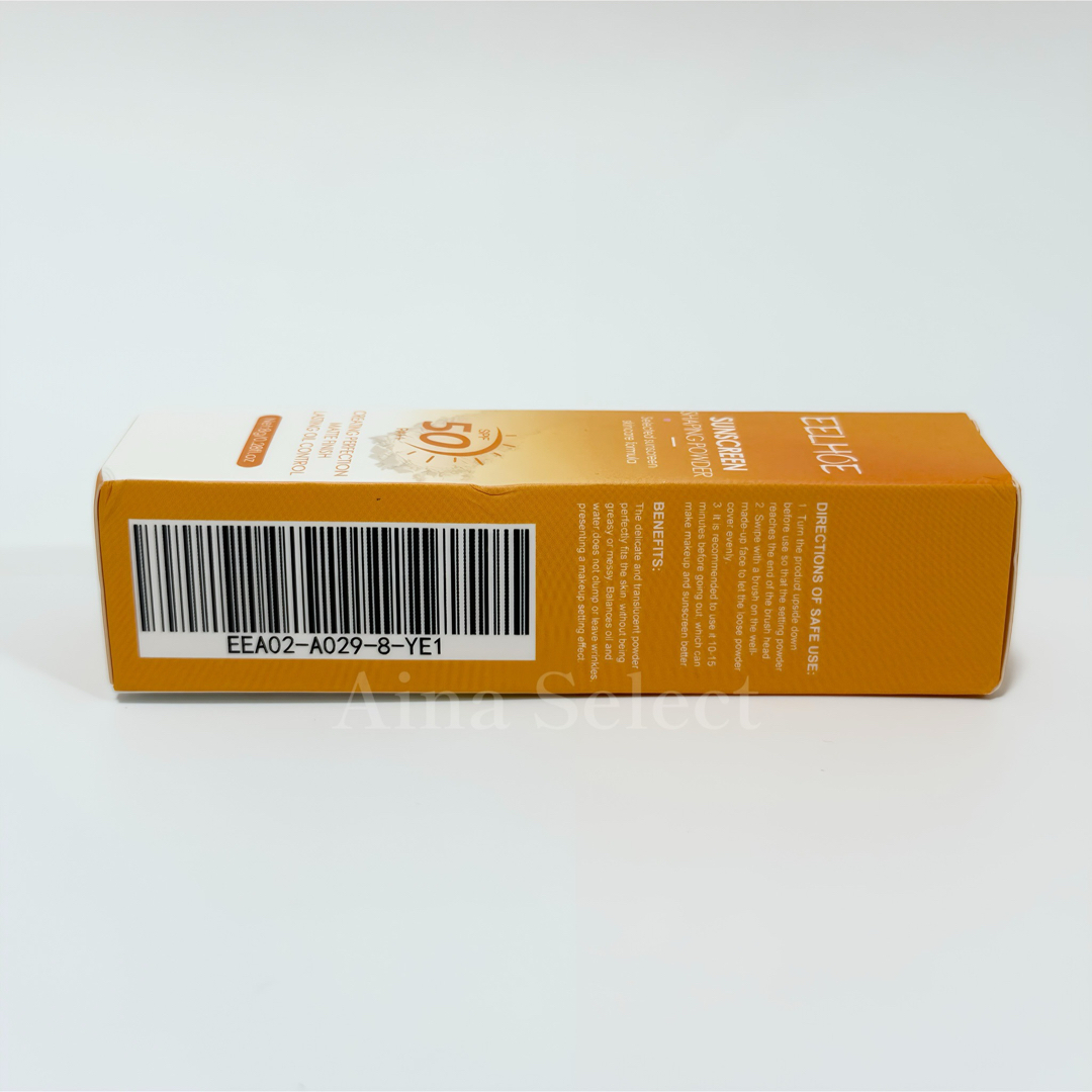 【新品・未使用】ブラシで簡単UVケア 日焼け止めフェイスパウダー  紫外線対策 コスメ/美容のボディケア(日焼け止め/サンオイル)の商品写真
