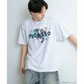 【WHITE】【M】PICASSO SHORT-SLEEVE T-SHIRTS B