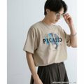 【BEIGE】【L】PICASSO SHORT-SLEEVE T-SHIRTS B
