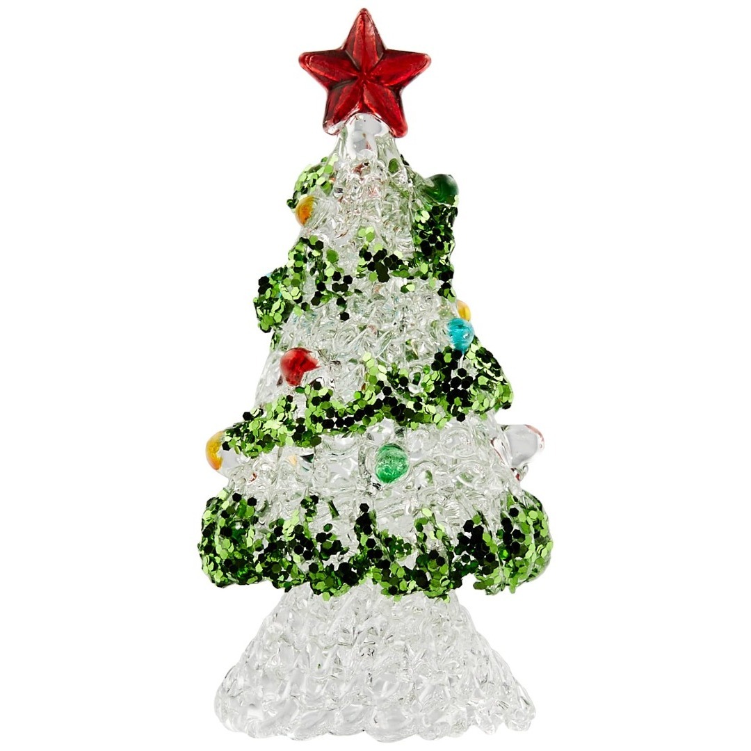 フォーカート かわいい手作り ガラス細工 クリスマス:スパークリンググリーンツリ その他のその他(その他)の商品写真