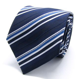 シンプルフレーズクラバット ブランド ネクタイ ストライプ柄 PO メンズ ネイビー SIMPLE PHRASE CRAVAT(ネクタイ)