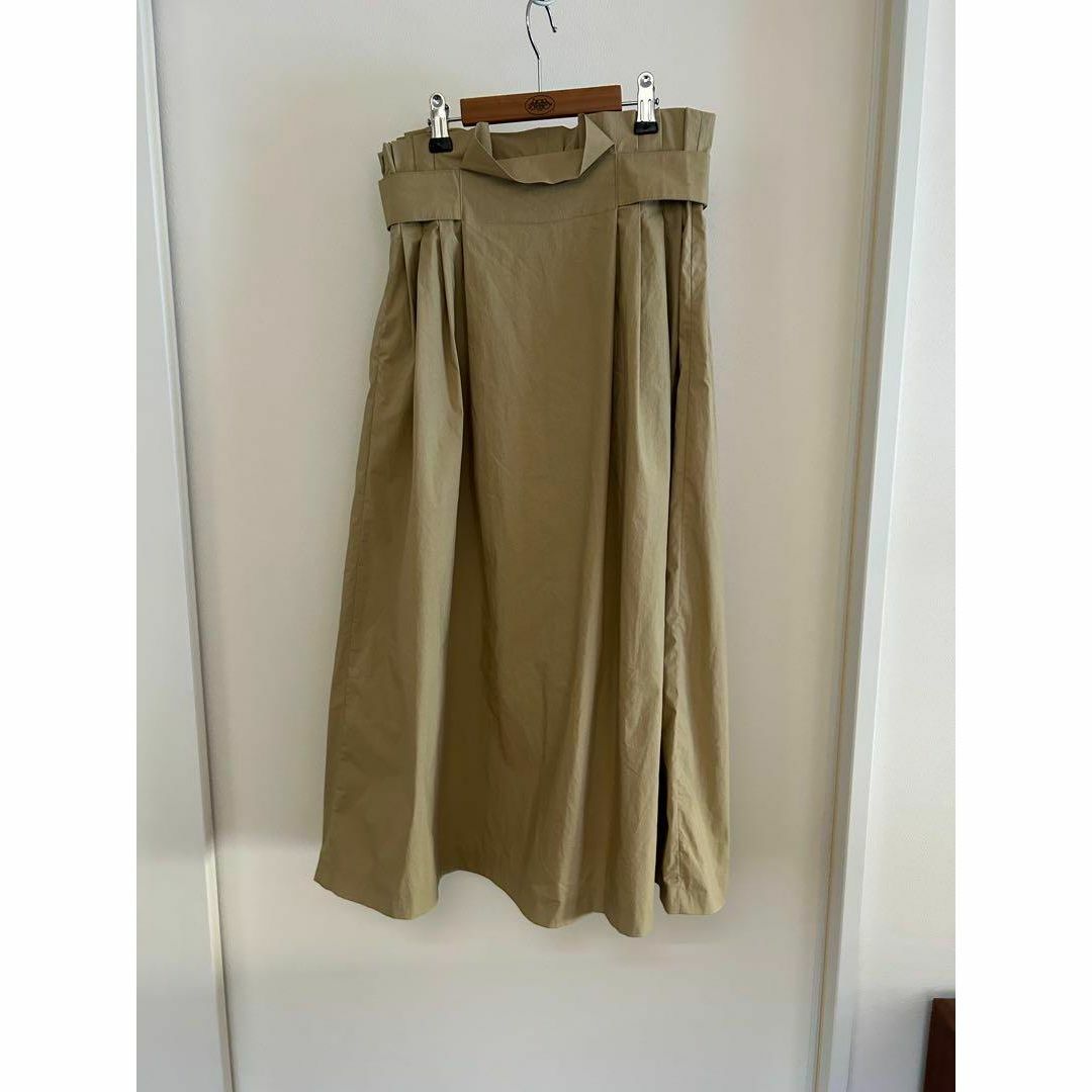 ZARA(ザラ)のZARA　スカート　ロングスカート　ベージュ　XS レディースのスカート(ロングスカート)の商品写真