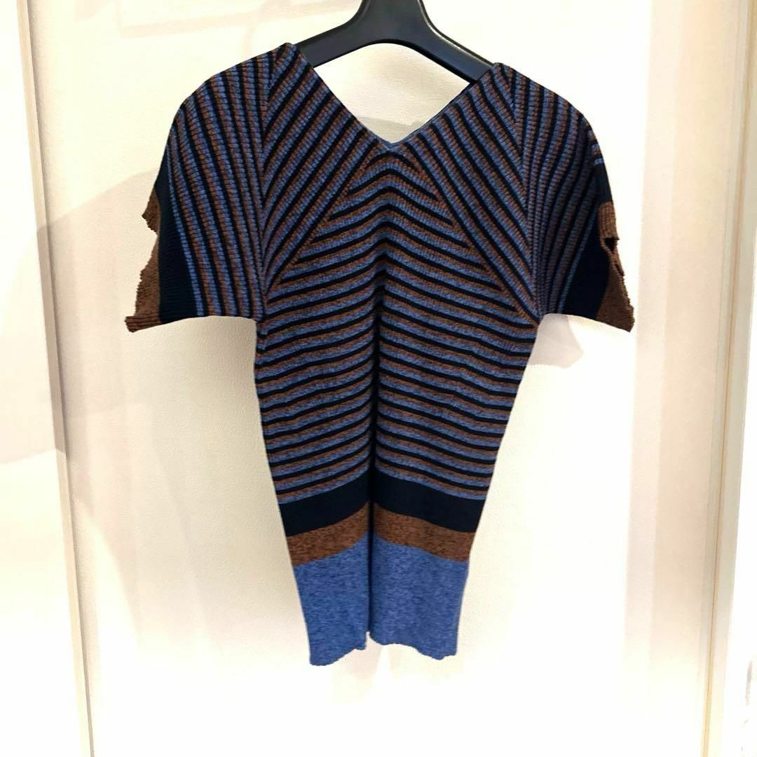 Mila Owen(ミラオーウェン)のMila Owen organicリブデザインニットトップス レディースのトップス(Tシャツ(半袖/袖なし))の商品写真