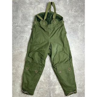 60's スウェーデン軍 モーターサイクルオーバーパンツ オーバーオール Swedish Army 1961ユーロ vintage ヴィンテージ(サロペット/オーバーオール)