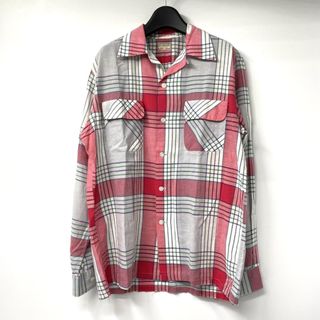 マグレガー(MacGregor)の【中古】50s McGREGOR Cotton Check Long Slleve Shirt サイズM USA製 長袖シャツ マグレガー[17][240017712667](シャツ)