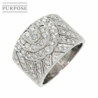 リング 7号 ダイヤ 0.62ct K18 WG ホワイトゴールド 750 指輪 VLP 90270710(リング(指輪))