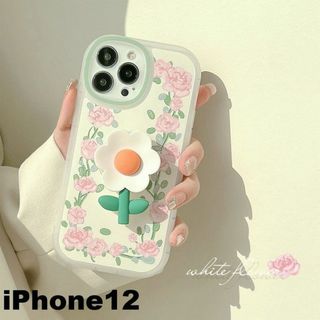 iphone12ケース カーバー TPU 可愛い　お洒落xbh1(iPhoneケース)