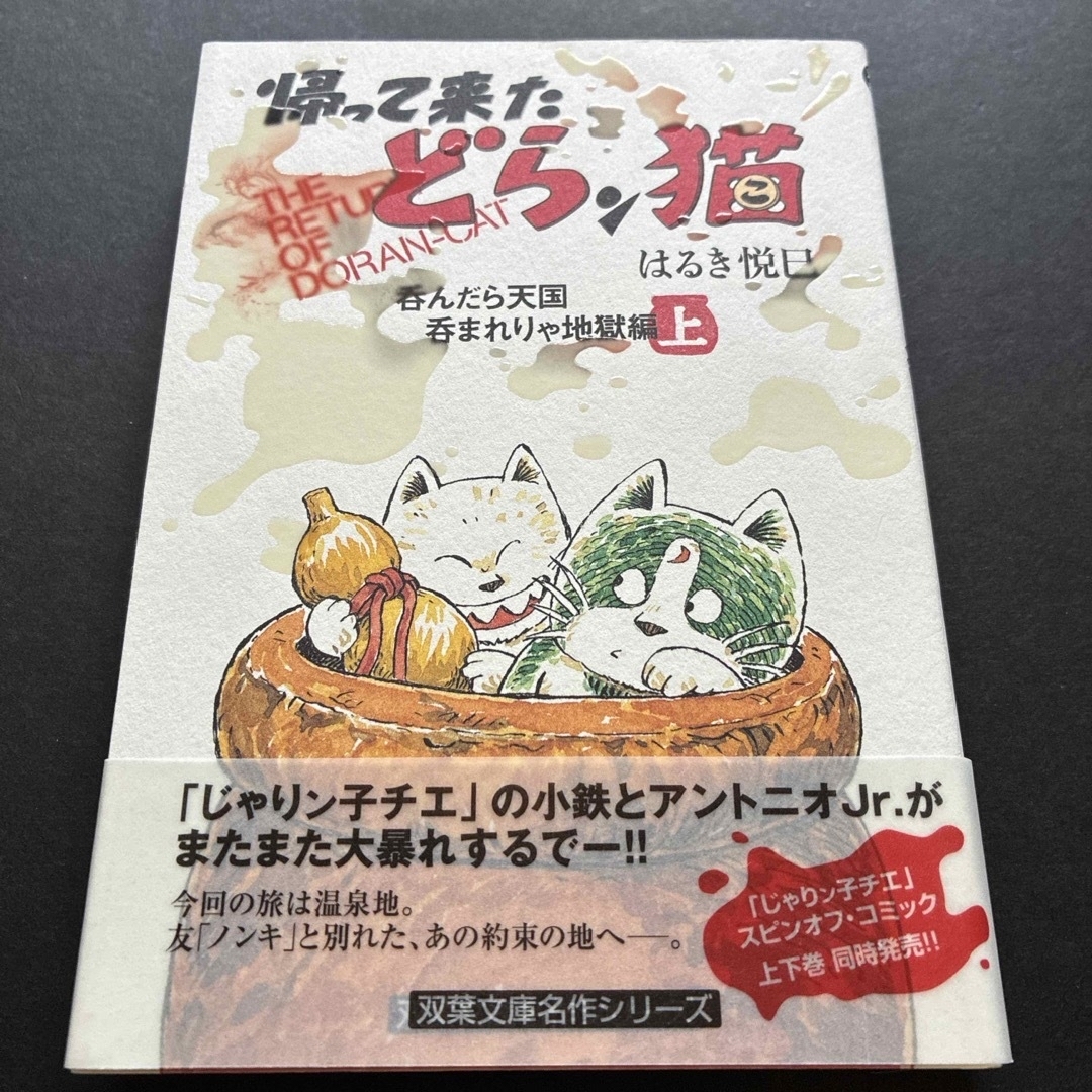 双葉社(フタバシャ)の帰って来たどらン猫　アンちゃんて誰やねん編、呑んだら天国　呑まれりゃ地獄編 エンタメ/ホビーの漫画(その他)の商品写真