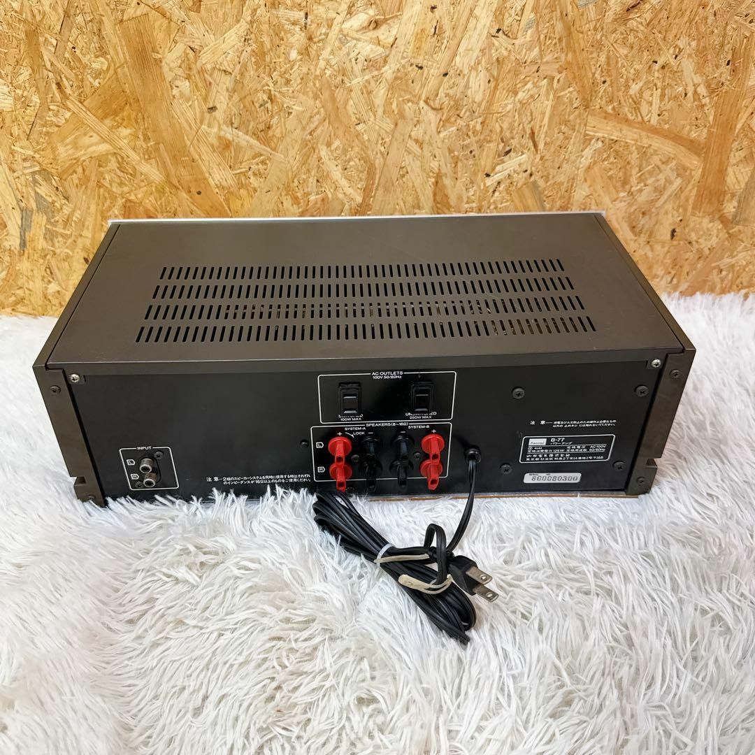 Sansui サンスイ 山水 パワーアンプ B-77 ジャンク スマホ/家電/カメラのオーディオ機器(アンプ)の商品写真