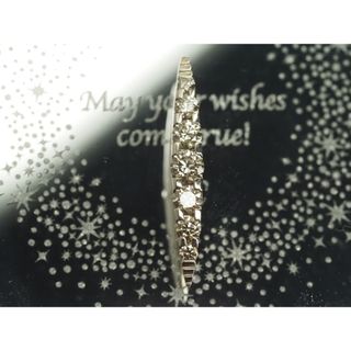 カシケイ　素敵な天然ダイヤモンドペンダントトップ　K18WG D0.4ct(ネックレス)