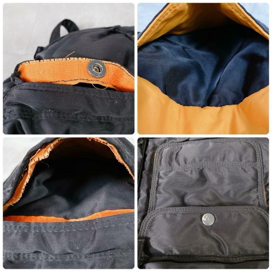 Y796 吉田カバン PORTER TANKER リュックサック デイバッグ 黒 レディースのバッグ(リュック/バックパック)の商品写真