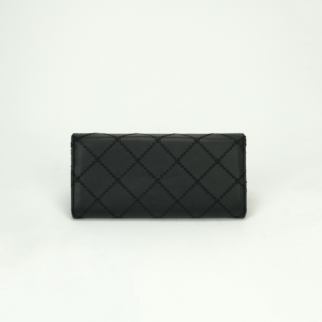 CHANEL(シャネル)のシャネル CHANEL ウルトラステッチ バッグ ショルダーバッグ ラムスキン ブラック Black 黒 シルバー金具 シャネル　ウルトラステッチ　ラムスキン　チェーンウォレット レディースのバッグ(ショルダーバッグ)の商品写真