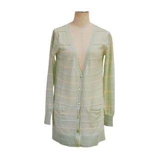 シンシアローリー Cynthia Rowley カーディガン ボーダー サイズ 2 グリーン レディース s_z F-M7298(カーディガン)