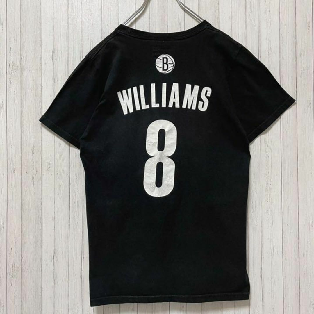 adidas(アディダス)のadidas アディダス NBA Tシャツ　黒　バックプリント　ウイリアム　S メンズのトップス(Tシャツ/カットソー(半袖/袖なし))の商品写真