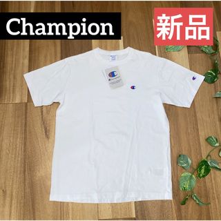 Champion - 【新品】Champion チャンピオン ロゴ刺繍 Tシャツ 目あり ホワイト M