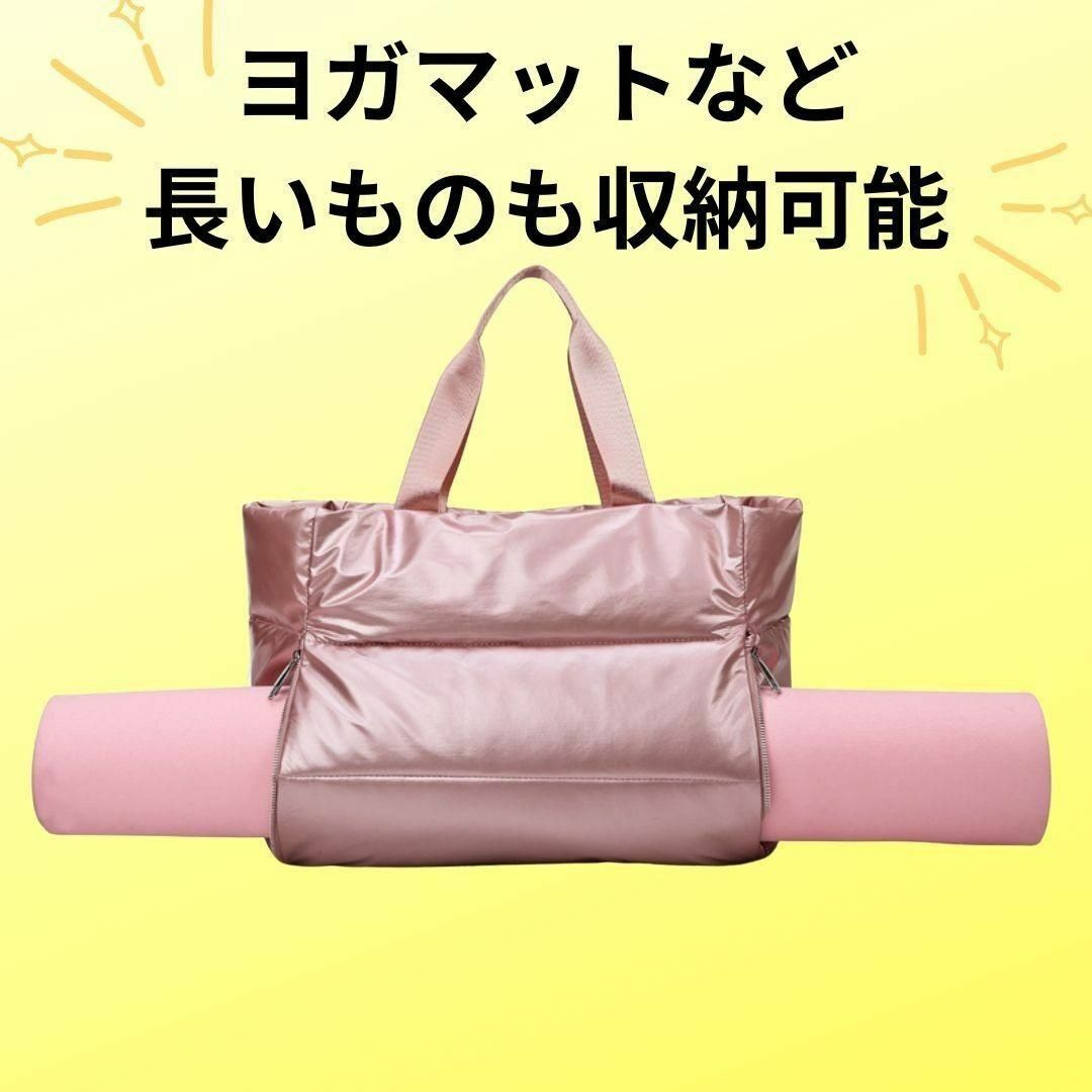 ブラック ボストンバッグ ヨガ トート 2way 大容量 マザーズバッグ 旅行 メンズのバッグ(ボストンバッグ)の商品写真