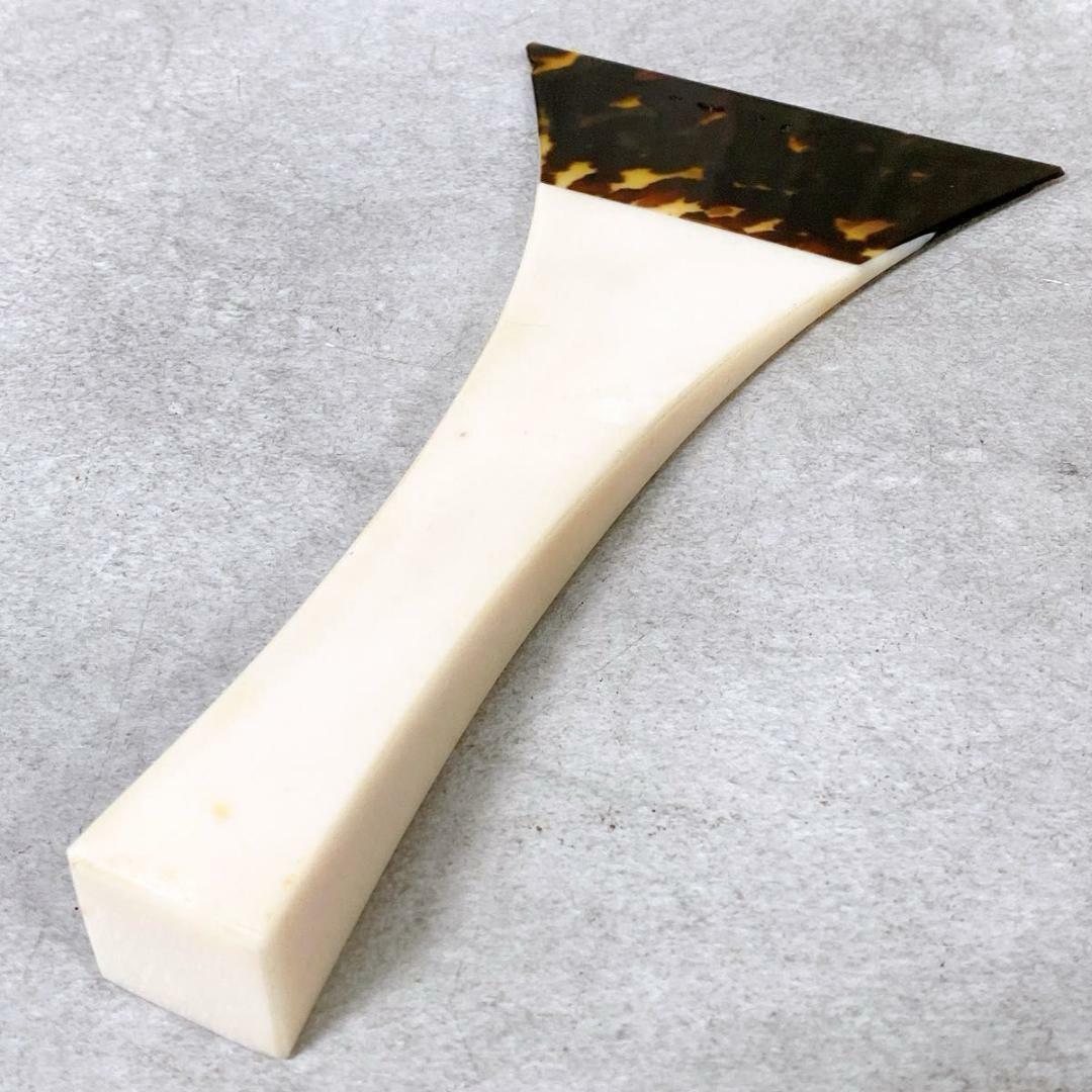 W217 べっこうばち 鼈甲バチ 鼈甲撥 三味線 和楽器 楽器の和楽器(三味線)の商品写真