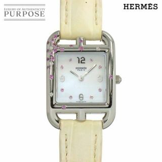 エルメス(HERMES)のエルメス HERMES ケープコッド CC1 233 レディース 腕時計 ダイヤモンド ピンクサファイア ホワイトシェル クォーツ Cape Cod 90289175(腕時計)