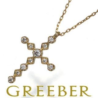 アーカー(AHKAH)のアーカー ネックレス ダイヤ ダイヤモンド 0.09ct ビリーブクロス K18YG (ネックレス)