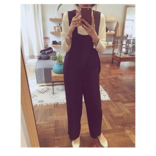 グリード(GREED)の[GREED]VISCOSE BACK SATIN Jumpsuit(サロペット/オーバーオール)