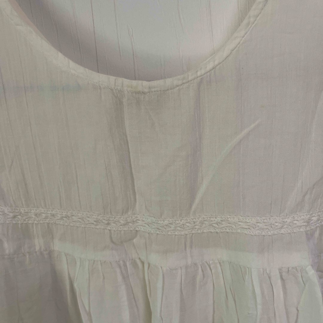 mystic(ミスティック)のmystic レディース　トップス　チュニック　ホワイト　美品 レディースのトップス(チュニック)の商品写真