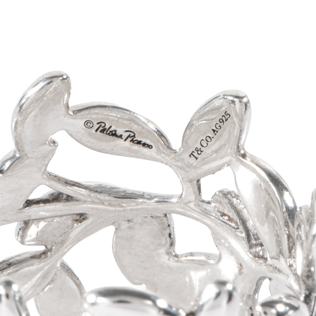 Tiffany & Co.(ティファニー)のTIFFANY&Co. ティファニー オリーブ リーフ バンド リング・指輪 14号 シルバー【中古】 レディースのアクセサリー(リング(指輪))の商品写真