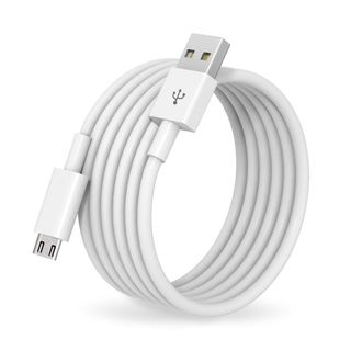 Suptopwxm マイクロ USB ケーブル (1本セット, 8m)【ホワイト(PC周辺機器)