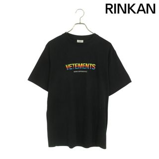 ヴェトモン(VETEMENTS)のヴェトモン  UE51TR620B マルチカラーロゴプリンTシャツ メンズ M(Tシャツ/カットソー(半袖/袖なし))