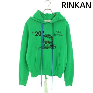 オフホワイト(Off-White)のオフホワイト  19AW  OMBB034F19E30018 パブリックテレビジョン プルオーバーパーカー メンズ S(パーカー)