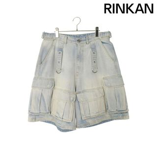 ヴェトモン(VETEMENTS)のヴェトモン  UE64SS100N マルチポケットカーゴデニムハーフパンツ メンズ 29インチ(ショートパンツ)
