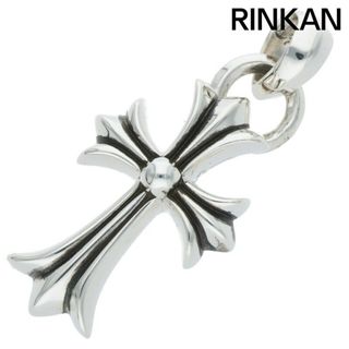 クロムハーツ(Chrome Hearts)のクロムハーツ  CH CRS SML W/BALE/スモールCHクロスベイル Wベイル/シルバーネックレストップ メンズ(ネックレス)
