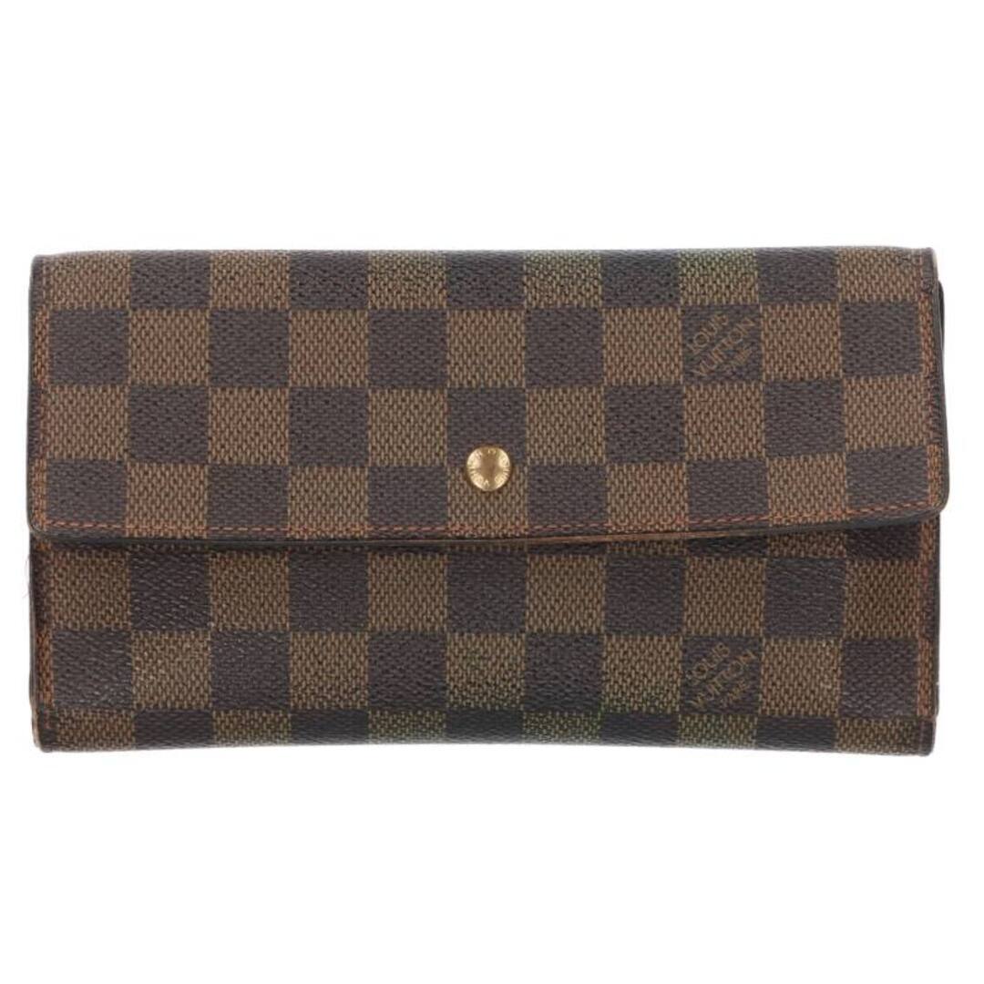 LOUIS VUITTON(ルイヴィトン)のルイヴィトン  N61217 ポルトフォイユ・インターナショナル ダミエ三つ折り長財布 メンズ メンズのファッション小物(長財布)の商品写真