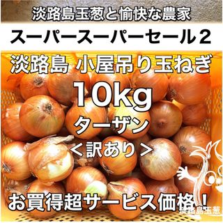 ＜訳あり10kg＞ターザン 淡路島産 玉ねぎ たまねぎ 玉葱 タマネギ(野菜)