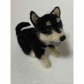 羊毛フェルト犬※黒柴＊ハンドメイド