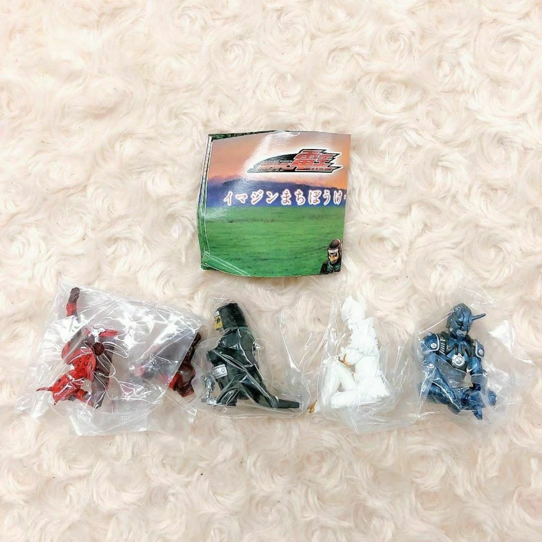 仮面ライダー電王 イマジンまちぼうけ・続 全4種 フルコンプ エンタメ/ホビーのおもちゃ/ぬいぐるみ(キャラクターグッズ)の商品写真