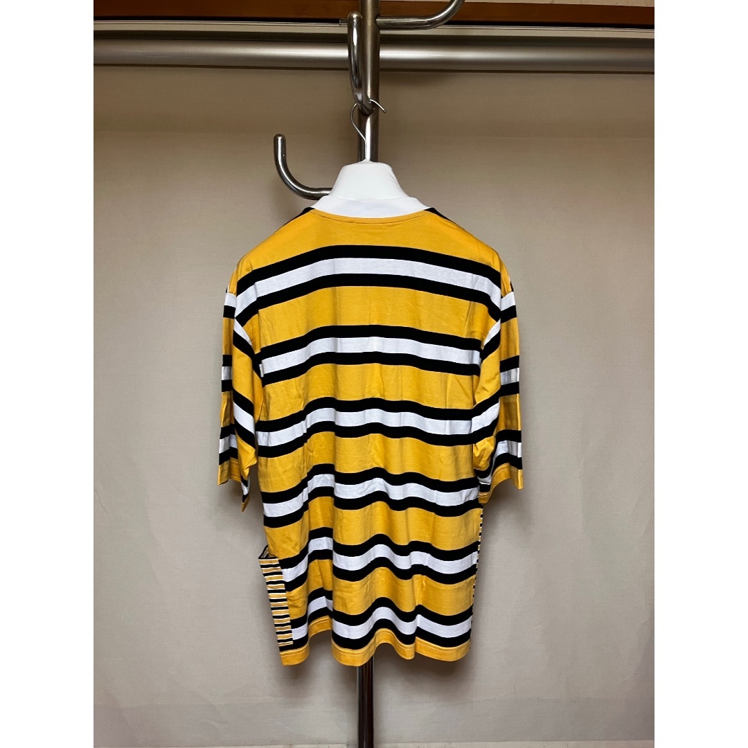 MARNI(マルニ)の新品 48 22ss MARNI ボーダー Tシャツ 黄色 イエロー 17995 メンズのトップス(Tシャツ/カットソー(半袖/袖なし))の商品写真