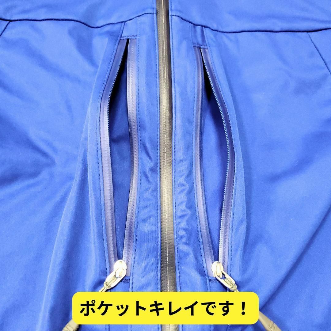 finetrack(ファイントラック)の⭐美品　日本製　ファイントラック ニュウモラップ フーディメンズ　ブルー　M登山 メンズのジャケット/アウター(その他)の商品写真