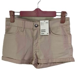 エイチアンドエム(H&M)のH &M  レディース　ショートパンツ　薄ピンク　タグ付き(ショートパンツ)