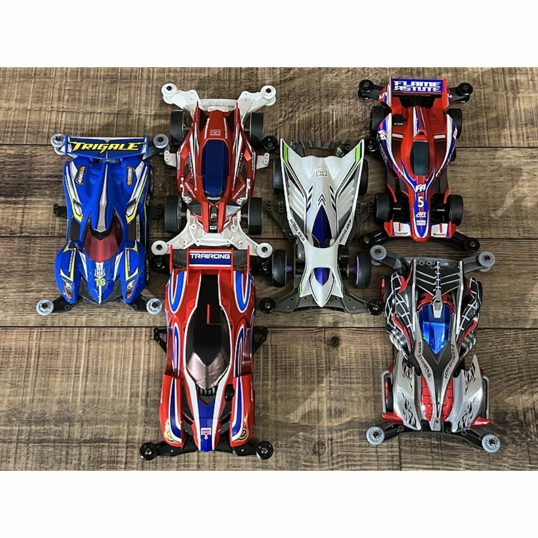 TAMIYA(タミヤ)のG① MY4 ミニ四駆 6台セット フレイムアスチュート ジオグライダー エンタメ/ホビーのおもちゃ/ぬいぐるみ(模型/プラモデル)の商品写真