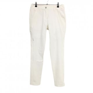 デサント(DESCENTE)の【美品】デサントゴルフ パンツ 白 ストレッチ 中田英寿 レディース 67/L ゴルフウェア DESCENTE(ウエア)