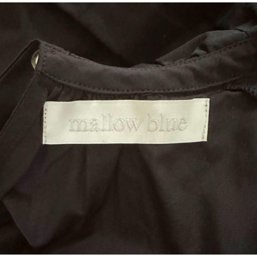新品mallow blue ブラックブラウス A216 レディースのトップス(シャツ/ブラウス(半袖/袖なし))の商品写真