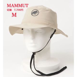 マムート(Mammut)の新品【MAMMUT】マムート　UVカット　ランボールド　ハット　ベージュ Ｍ(ハット)
